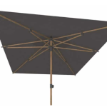 Parasol Azzurro woodlook-antraciet 2x3 mtr