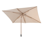 Parasol Azzurro woodlook-sand 2x3 mtr