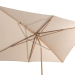 Parasol Azzurro woodlook-sand 2x3 mtr