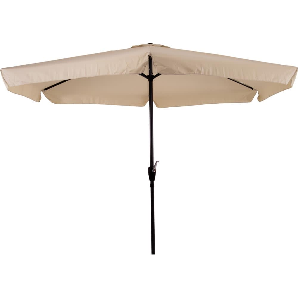 Parasol Gemini ecru Ø3 mtr