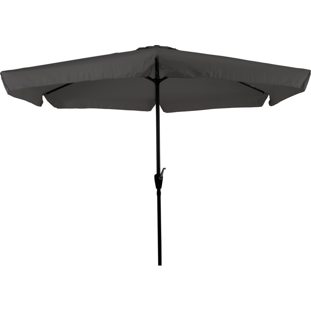 Parasol Gemini grijs Ø3 mtr