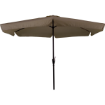 Parasol Gemini taupe Ø3 mtr