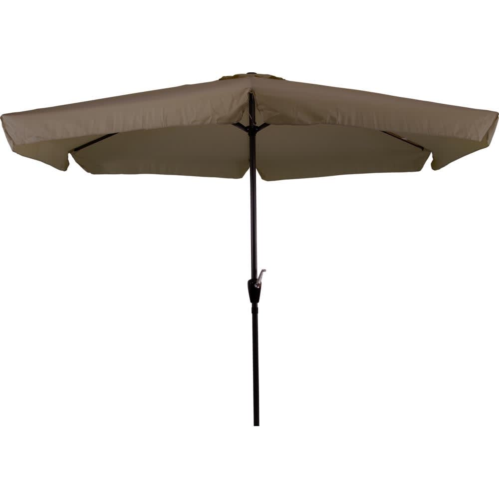Parasol Gemini taupe Ø3 mtr