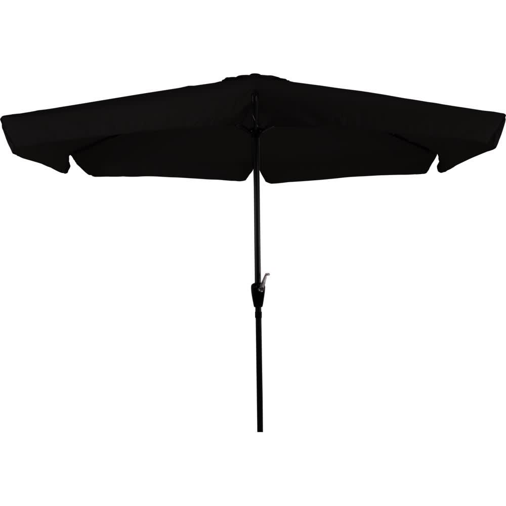 Parasol Gemini zwart Ø3 mtr