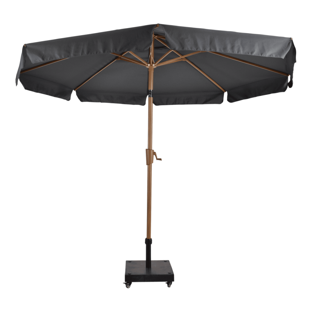 Parasol Libra houtlook-grijs Ø3 mtr