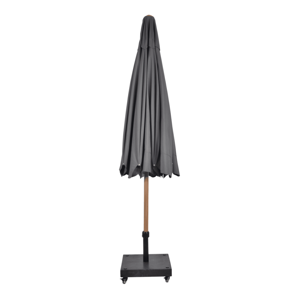 Parasol Libra houtlook-grijs Ø3 mtr