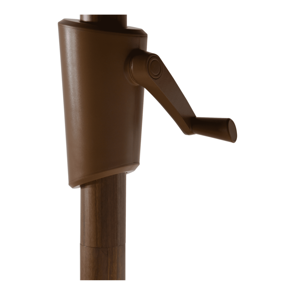 Parasol Libra houtlook-grijs Ø3 mtr