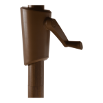 Parasol Libra houtlook-grijs Ø3 mtr