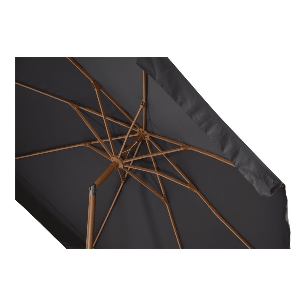 Parasol Libra houtlook-grijs Ø3 mtr