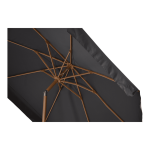 Parasol Libra houtlook-grijs Ø3 mtr