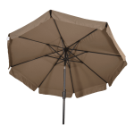 Parasol Libra taupe Ø3 mtr