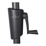 Parasol Libra taupe Ø3,5 mtr