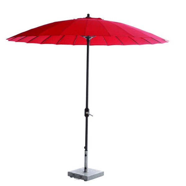 Parasol Manilla rood Ø2,5 mtr