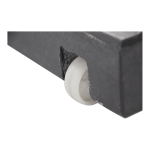 Parasolvoet 40kg graniet zwart met telescoop hendel