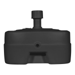 Parasolvoet kunststof vulbaar 50ltr antraciet