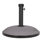 Parasolvoet rond beton 30kg grijs