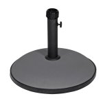 Parasolvoet rond beton 30kg grijs