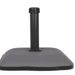 Parasolvoet vierkant beton 25kg grijs