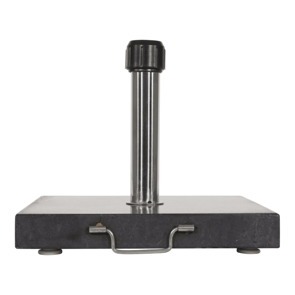 Parasolvoet vierkant graniet 35kg antraciet