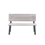 Parkbank Diva Grijs - 120 cm