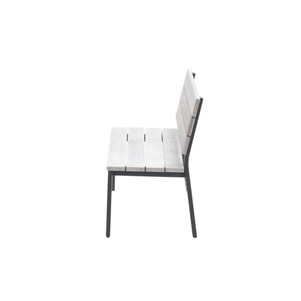 Parkbank Diva Grijs - 120 cm