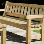 Parkbank driezits Zeist - 180cm