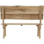 Parkbank Teak boomstam