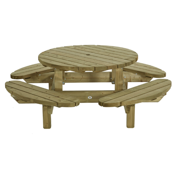 Picknicktafel rond