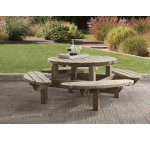 Picknicktafel rond