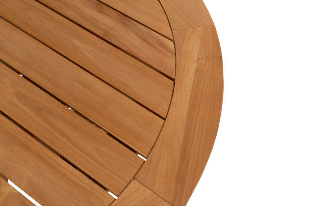 Prado tafelblad teak 130 cm. Ø