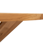 Prado tafelblad teak 130 cm. Ø