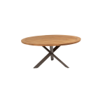 Prado tafelblad teak 130 cm. Ø