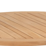 Saba tafelblad teak 130 cm. Ø