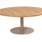 Saba tafelblad teak 130 cm. Ø