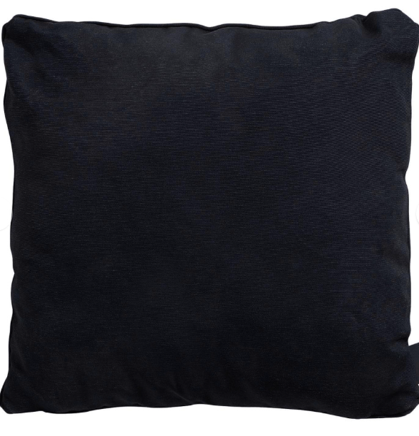 Sierkussen 45x45 piping Panama black
