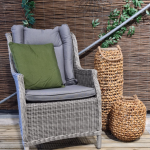 Sierkussen 45x45 piping Panama green