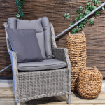 Sierkussen 45x45 piping Panama grey