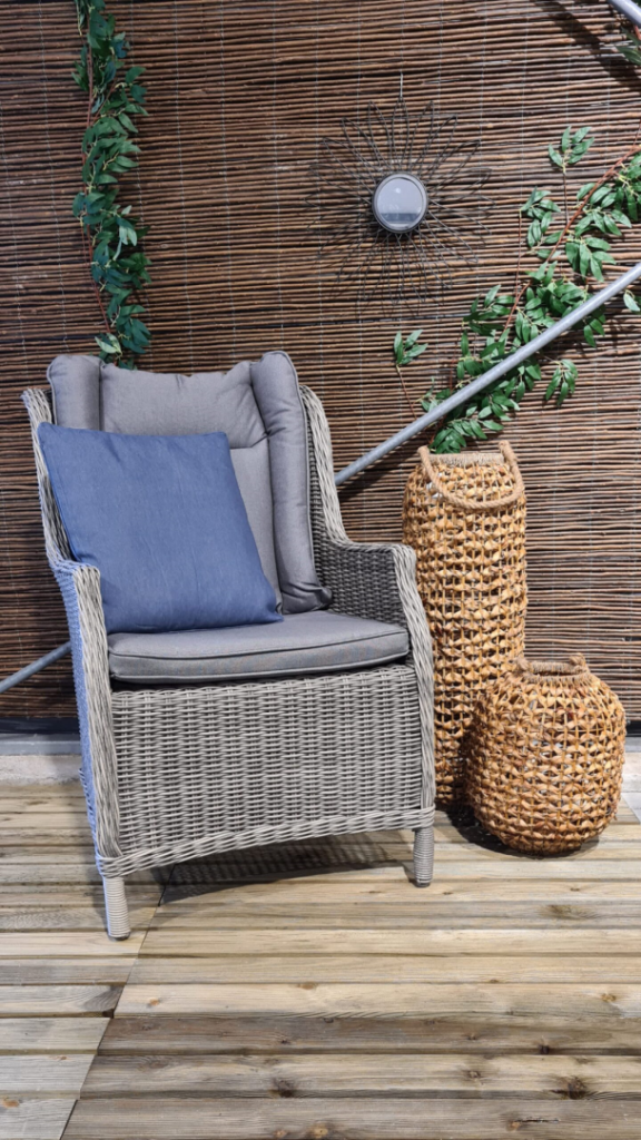 Sierkussen 45x45 piping Panama safier blue