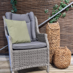 Sierkussen 45x45 piping Panama sage