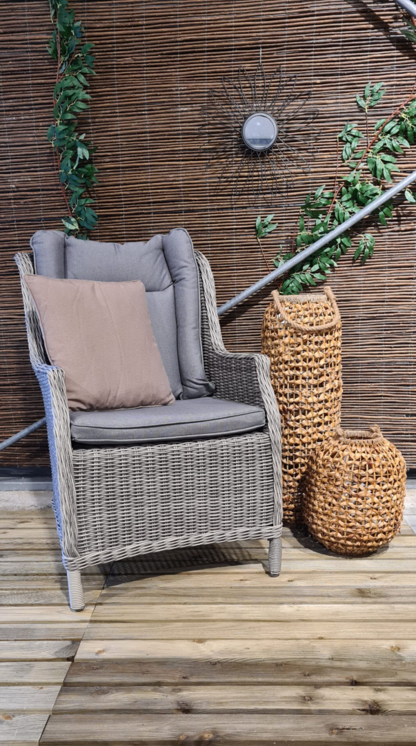 Sierkussen 45x45 piping Panama taupe