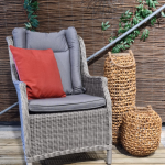 Sierkussen 45X45 Piping Panama terra