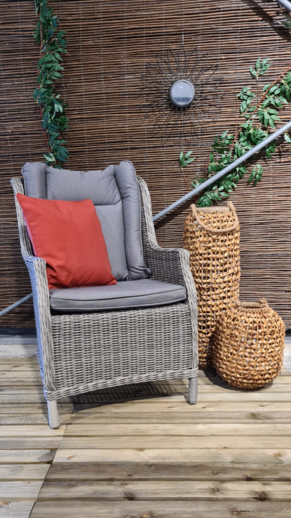 Sierkussen 45X45 Piping Panama terra