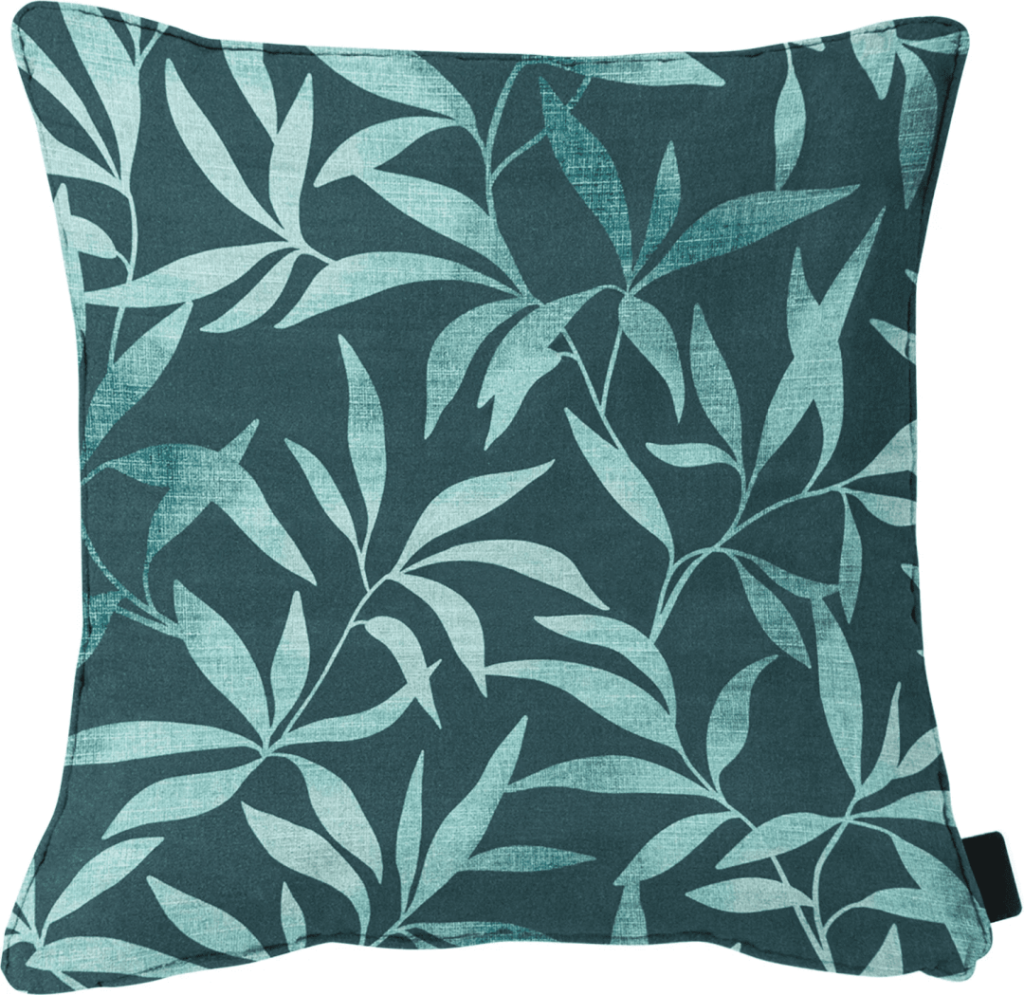 Sierkussen 50x50 Fergus sea blue natural outdoor finishing