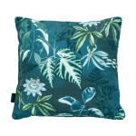 Sierkussen 50x50 met paspel Mauel blue