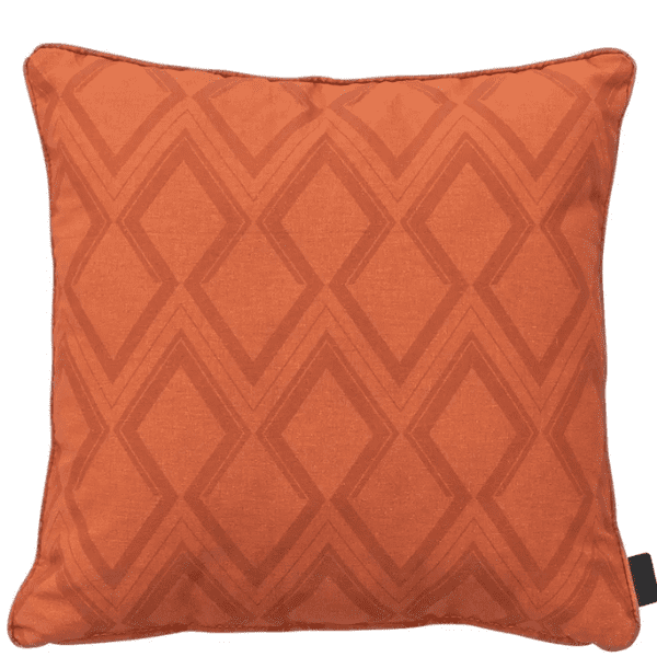 Sierkussen 50x50 Piping Outdoor Graphic Terra