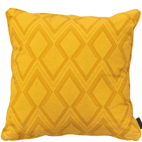 Sierkussen 50x50 Piping Outdoor Graphic Yellow