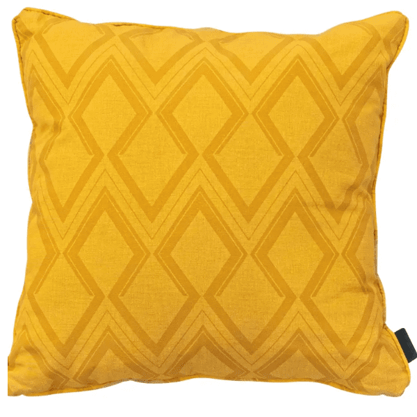Sierkussen 50x50 Piping Outdoor La Grave Yellow