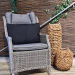 Sierkussen 60x40 piping Panama black