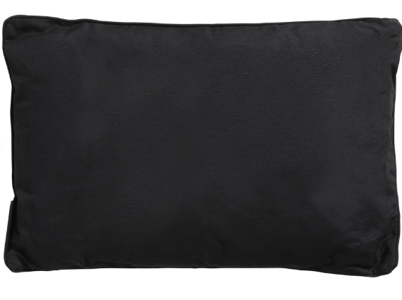 Sierkussen 60x40 piping Panama black