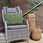 Sierkussen 60x40 piping Panama green